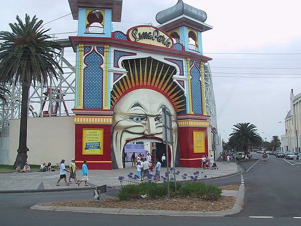 Luna Park in St. Kilda.