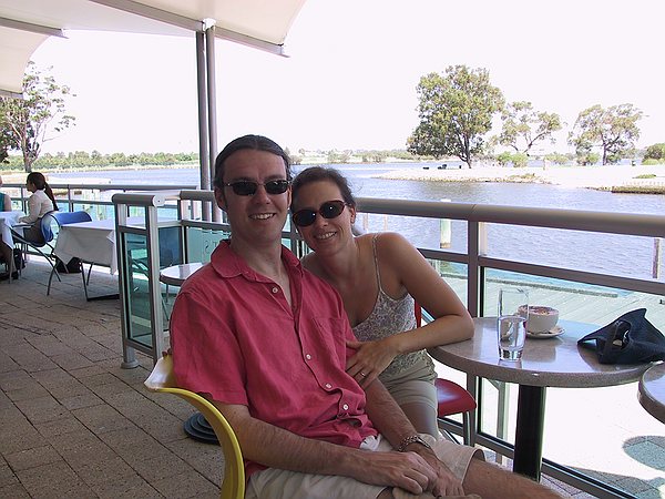 Coffee break in East Perth at Lamont's