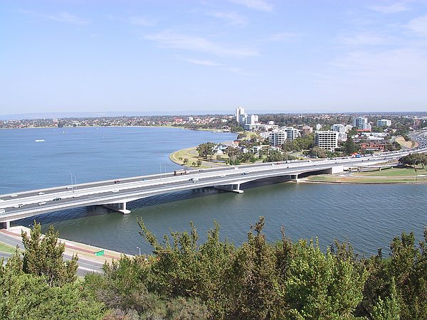 The Narrows Bridge and South Perth