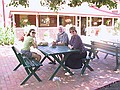 Family in the heat.  A lunch break in Pinjarra on our way down south.