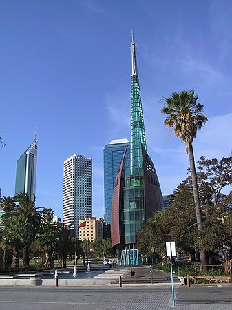The Bell Tower on the Swan River.