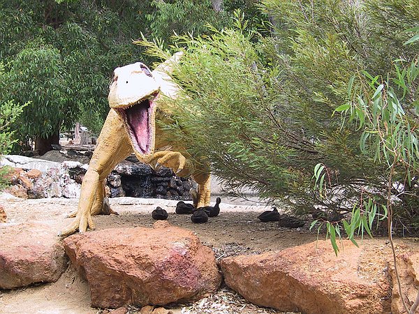 This was a rather cheesy park with random concrete creatures throughout.