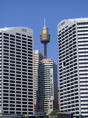 Centrepoint Tower -- part of the Sydney skyline.