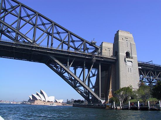 The bridge from the other side.