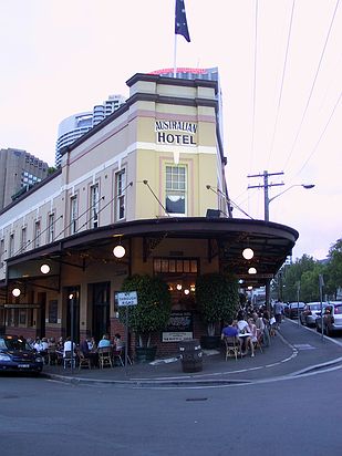 A fun looking pub in The Rocks.