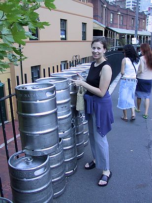And Samantha doesn't even drink beer.